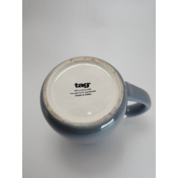 TAG 3D Cat Face Gray Ceramic Mug Cute Whiskers Ears Paws Coffee Cup Display - Picture 6 of 10